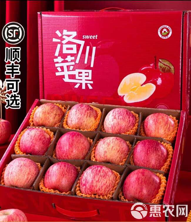 【洛川扶贫企业】陕西洛川今年新果新鲜红富士
苹果脆甜多汁包邮