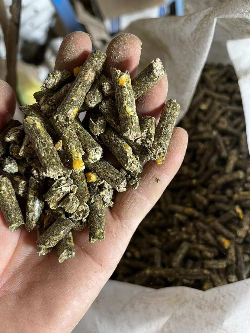 花生秧纯绿颗粒，玉米颗粒，玉米10% 15% 20%都能做