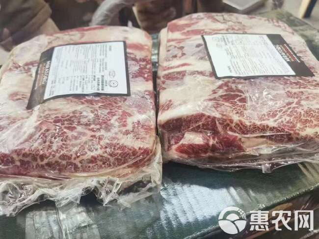 安格斯谷饲雪花牛肉，肩胛小排