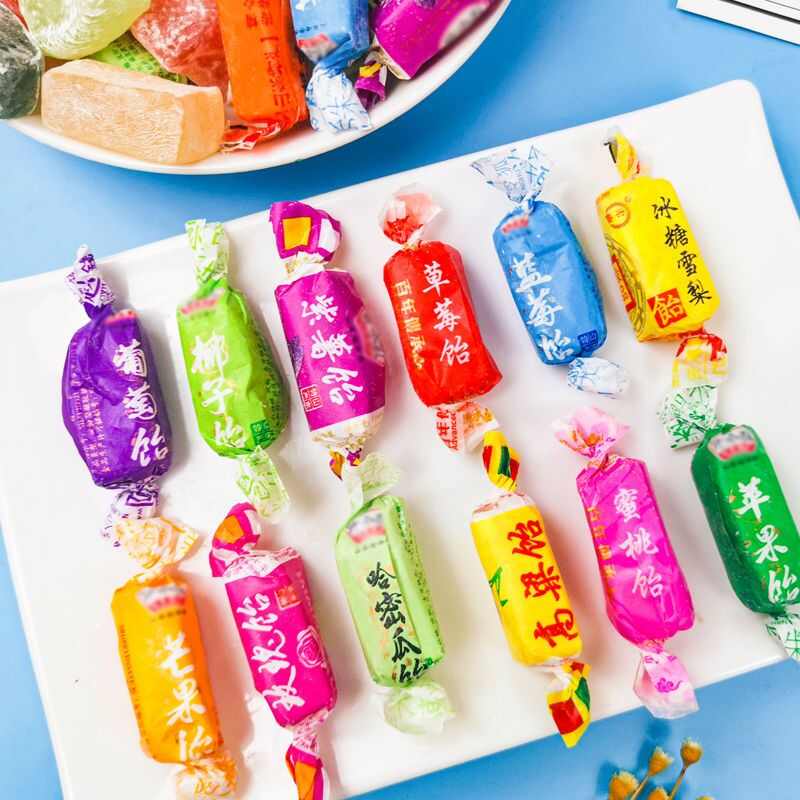 山东特产高粱饴Q弹可拉丝软糖多种水果口味糖果年货零食批发包邮