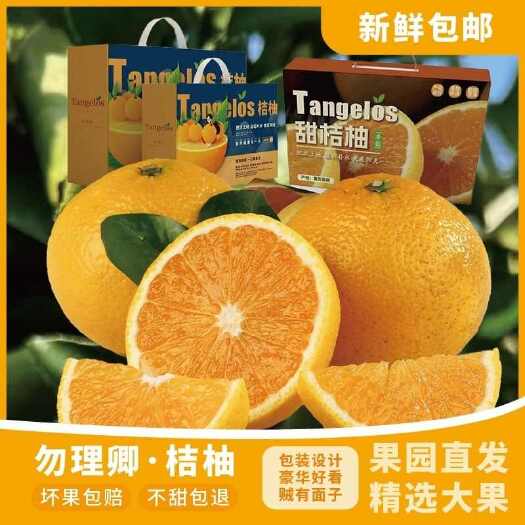 自贡【甜礼盒装】纯甜桔柚当季新鲜水果甜橘子薄皮纯甜心柚橙子