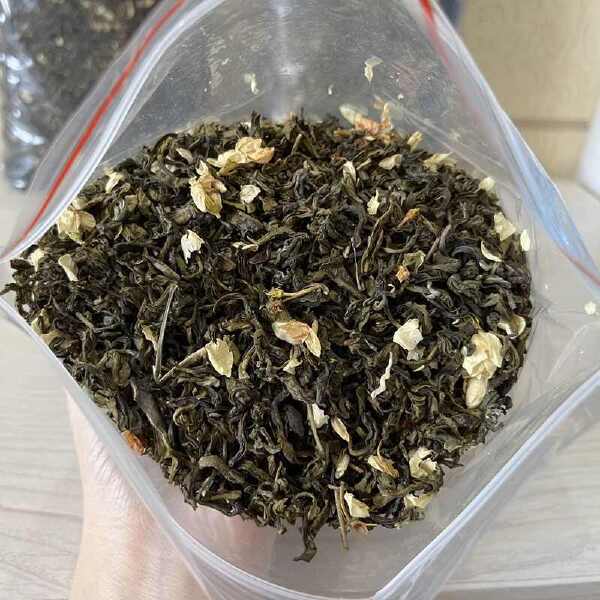 新茶茉莉花茶浓香型烘青绿茶2024新茶做奶茶原料散装茉香奶绿