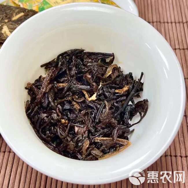 陈皮普洱茶陈皮茶干橘皮勐海普洱熟茶熟普宫廷普洱独立包装