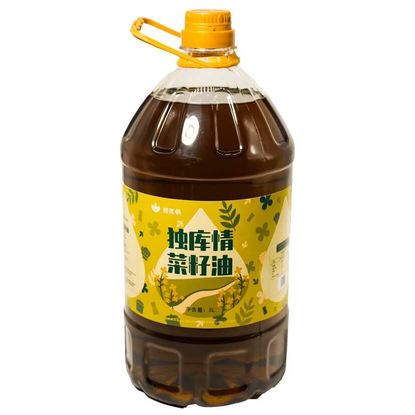 独库情纯香菜籽油5L