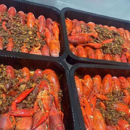 郑州4-6钱小龙虾，5分钟加热直接可以食用
