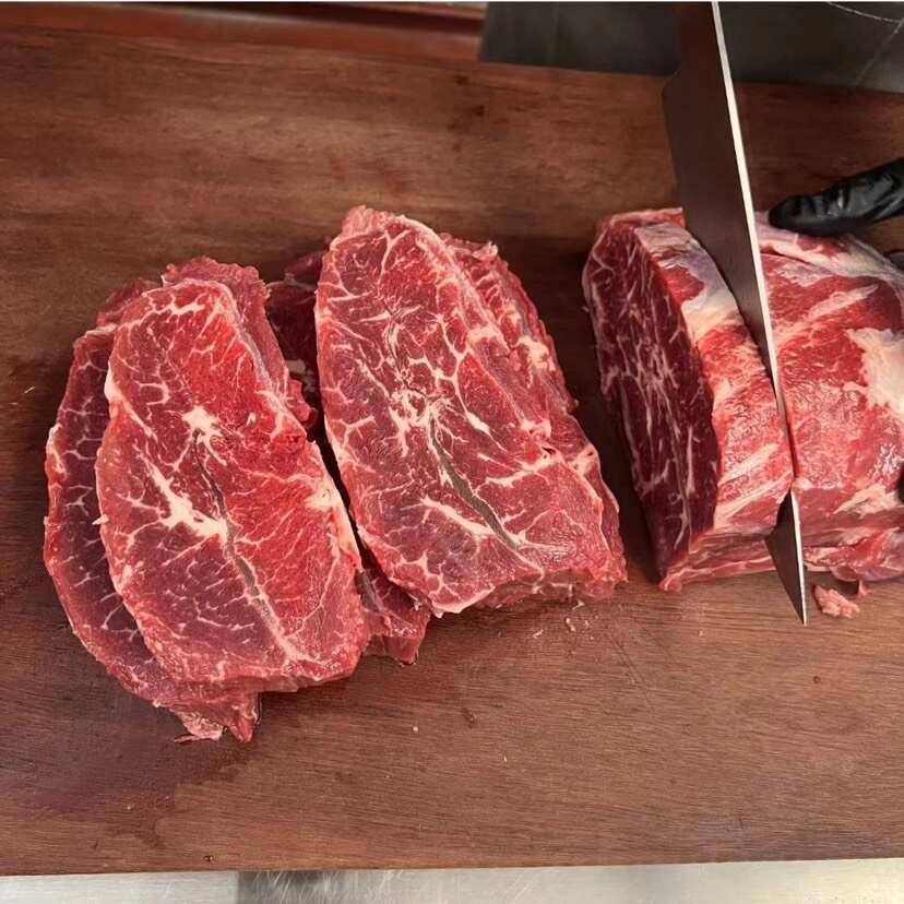 美国安格斯口粮款牛排 撸铁战士减某脂