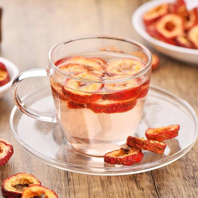 无核山楂干泡茶片 新货无籽去核山渣空心圈零食