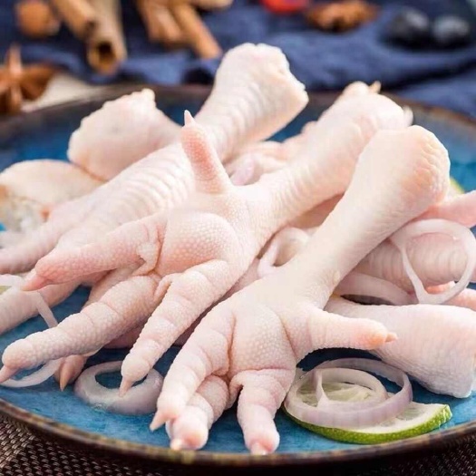 太原新鲜大个冷冻带骨长鸡爪 大个 肉多泡脚凤爪卤味批发零售包邮