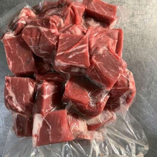 连云港原切牛腩粒，谷饲纯干无水分，块整无碎肉，包装规格可定制