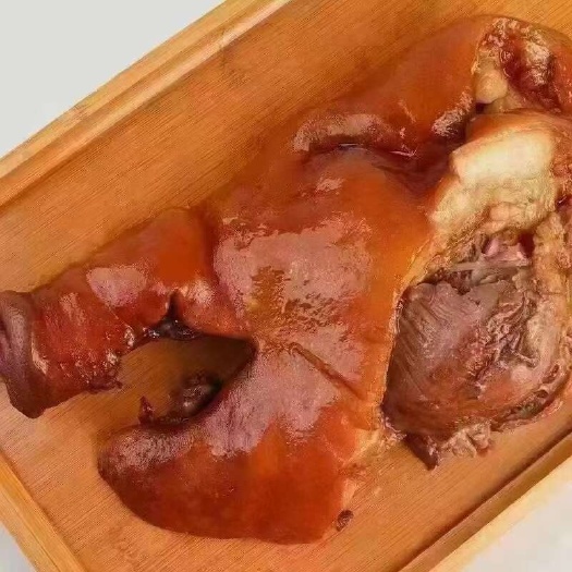 全熟卤猪头肉带拱嘴核桃肉摆摊卤菜店畅销 无毛味道好 可冷链