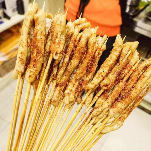焦作铁板鸭肠小串烧烤小串新鲜现杀涮火锅火锅食材网红小串冷冻商用串