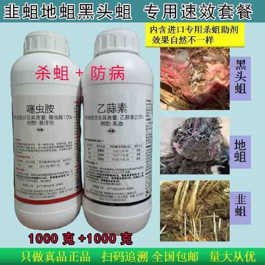 荥阳市地蛆药组合 蒜蛆韭蛆姜蛆特药 1000ml冲一亩 含特