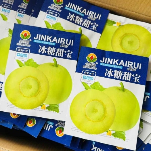 宿迁金凯瑞冰糖甜宝甜瓜种子  金凯瑞壹桶蜜早熟甜瓜种子