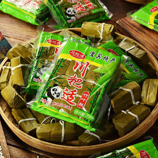 江安县竹筒粽，竹叶糕，红糖小黄粑，源头工厂