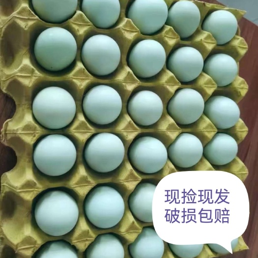 武汉超大绿壳蛋无抗富硒产地直发420枚225元毛重49一52斤