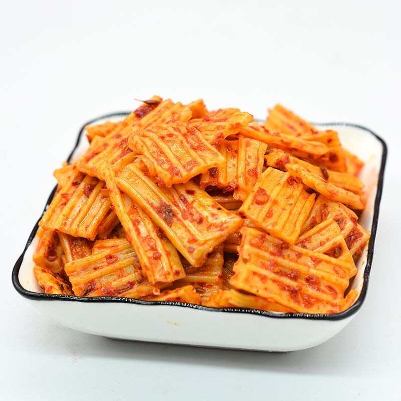 湘味澳豆香辣牛肉豆笋味粉皮即食零食湖南特产中辣辣条