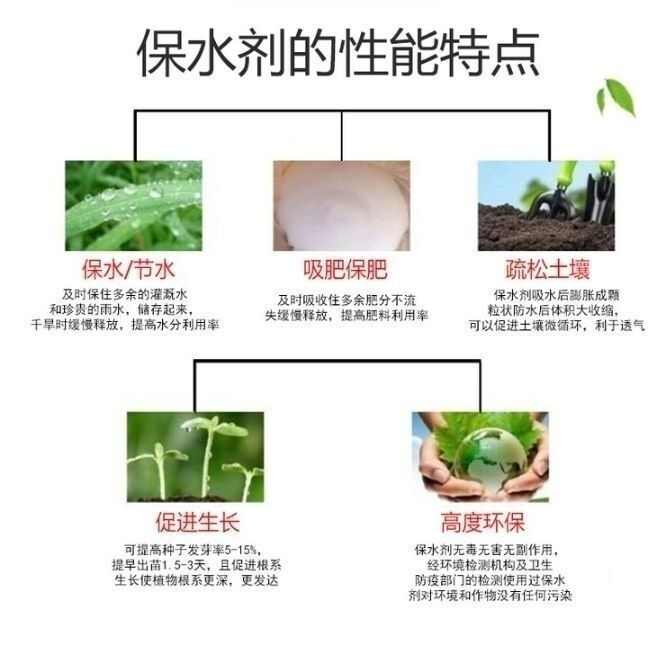 土壤保水剂 农林果树保水剂 植物保水保肥农林保水剂50斤