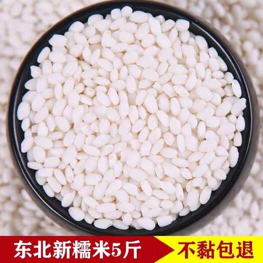 临沂24年新糯米5斤 东北圆糯米散装 新鲜纯白糯米 江米酒酿米包