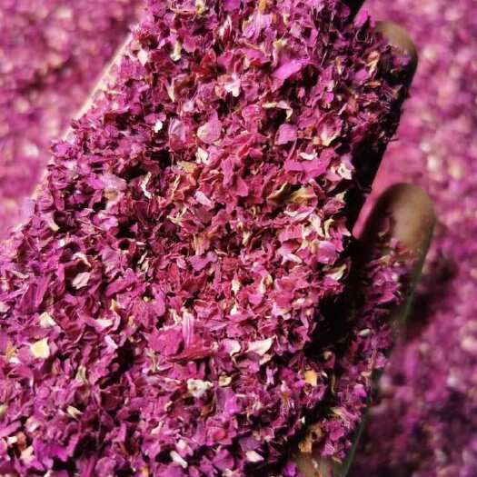 平阴县平阴玫瑰茶干花瓣碎玫瑰花瓣碎沫食用玫瑰花干花泡茶烘焙商用