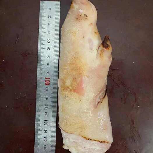 长沙县火烧开边猪蹄猪脚干货0.5斤7元一片，0.43斤的6.35元