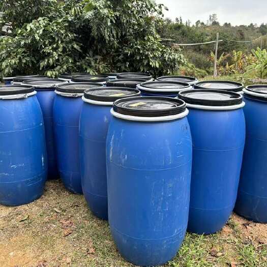 清远养殖发酵用蓝色胶桶160L密封性能好99新