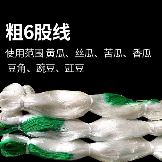 无棣县爬藤网黄瓜苦瓜类 粗六股加粗线攀爬网