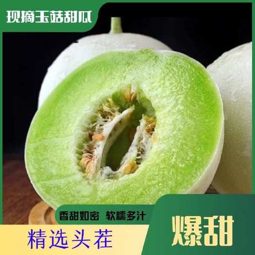 山东玉菇甜瓜水果蜜瓜新鲜孕妇应季水果冰淇淋香瓜软糯香甜包邮