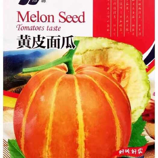 邵东市甜瓜种籽香黄皮面瓜种子早熟糯粉干面味浓郁红壤水分少春秋季蔬菜