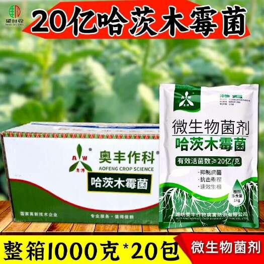 潍坊奥丰20亿哈茨木霉菌 400亿枯草芽孢杆菌生根壮苗防根腐病