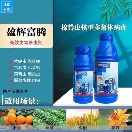 寿光市盈辉颂歌富腾棉铃虫核型多角体病毒钻心虫食心虫菜青虫杀虫剂正品