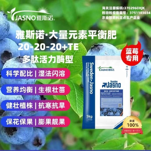 蓝莓专用20-20-20+TE特别添加苯丙氨酸