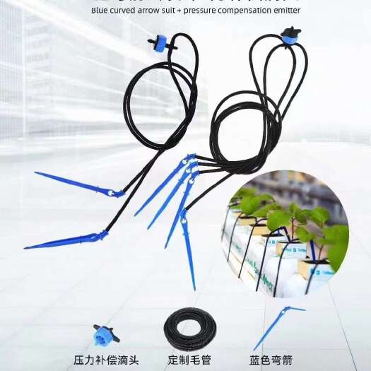 农业灌溉滴管滴灌pe/pvc毛管滴箭滴头压力补偿盆栽蓝莓