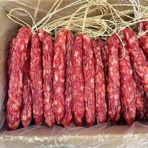 佛山腊肠 展会地摊电商中山黄圃腊肠 腊肉 粒粒肠 腊味批发