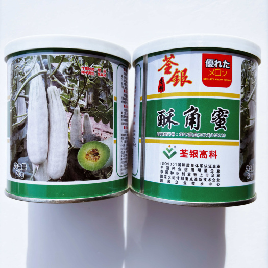 沭阳县酥角蜜甜瓜种子香味浓郁优质香瓜羊角蜜羊角酥甜瓜种子田园