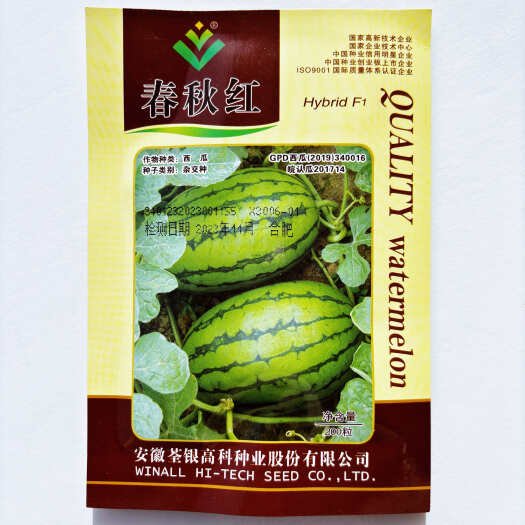 沭阳县春秋红西瓜种子 礼品西瓜种籽早春红玉花皮红瓤抗病薄皮酥甜脆