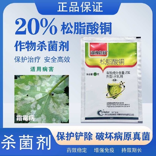 潍坊20%松脂酸铜 果树蔬菜柑橘猕猴桃溃疡病桃树穿孔病芒果角斑病