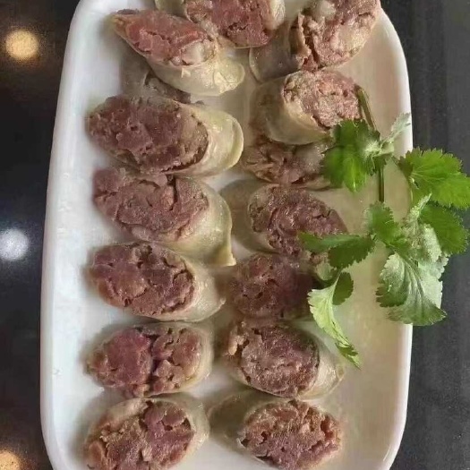 河间市羊肠灌肉 网红羊肠包肉
