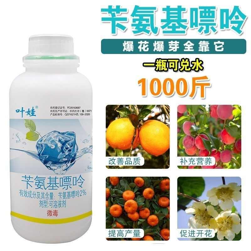 2%苄氨基嘌呤花芽分化保花保果植物生长调节剂农药1000ml