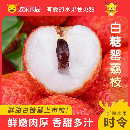 信宜市【现货秒发】广东茂名高州白糖罂荔枝4.5斤新鲜现摘应季水果正