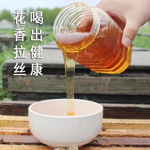 鲁山县保真 百花蜜 槐花蜜 蜂巢蜜
