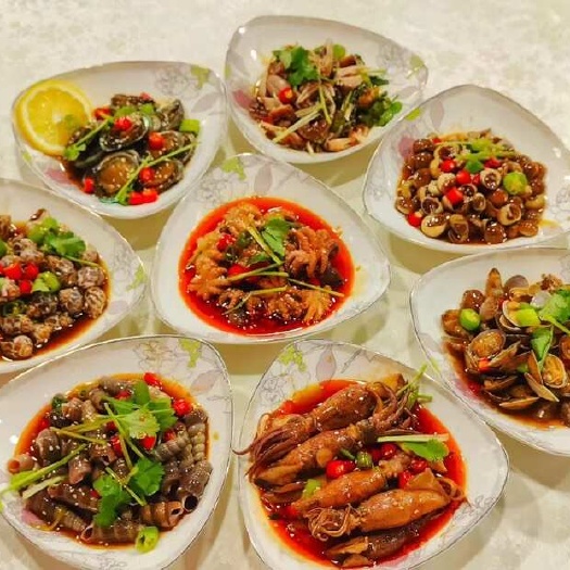 连云港捞汁小海鲜即食小海鲜麻辣小海鲜方便食品酒店餐饮商用海鲜大咖