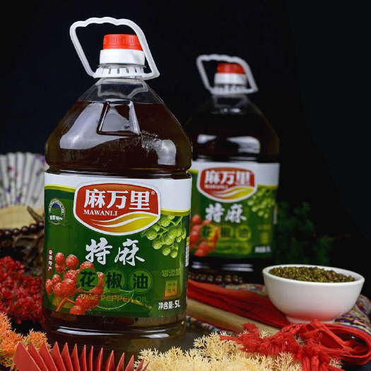 昆明麻万里花椒油云南花椒油麻油凉拌商用家用5升装