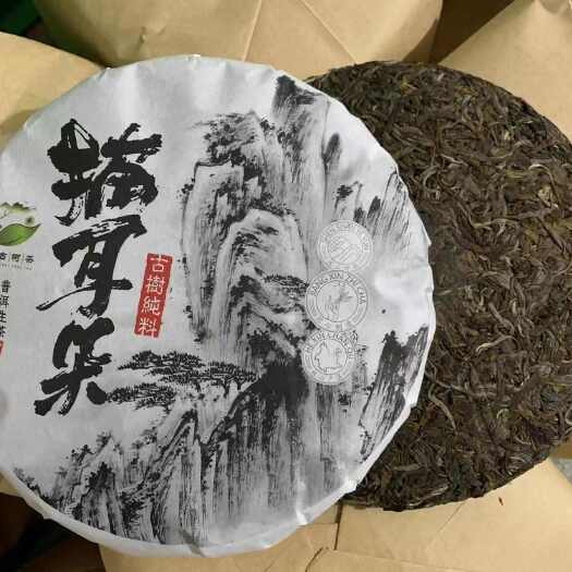 昌宁县野生单株普洱茶，猫耳朵古树普洱，大野种古树