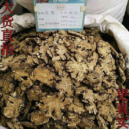 亳州四川正品中药材川芎 川芎片川芎粉川穹川弓完整大片味道浓