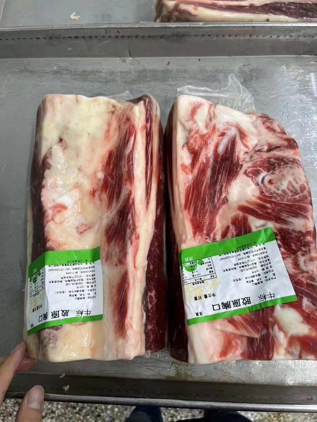 胶原肥牛 胶原胸口 谷饲胶原 烧烤烤肉佳品肥瘦相间 原切牛肉