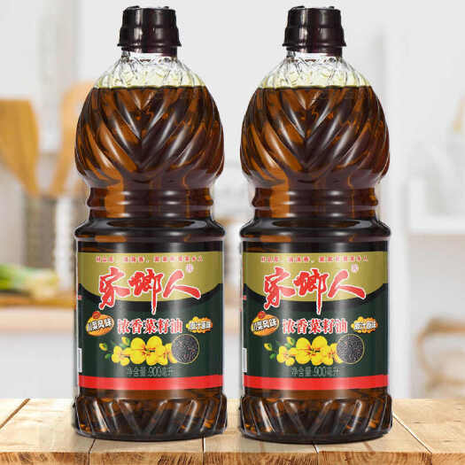 东莞市【抢完即止】浓香菜籽油压榨食用油农家自榨纯菜油小瓶家用宿舍