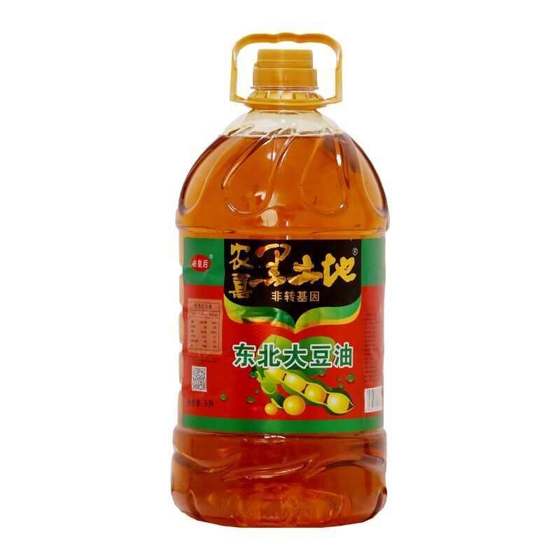 农喜黑土地非转基因三级大豆油5L全国整桶包邮