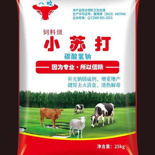 海兴县混合型饲料添加剂  小苏打猪牛羊鸡鸭鹅饲料添加剂碳酸氢钠