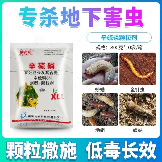 辛硫磷3%颗粒剂撒施地下害虫专用杀虫剂
