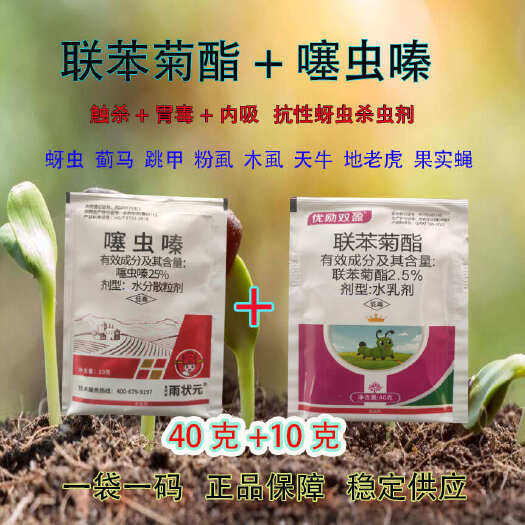 郑州联苯菊酯噻虫嗪抗蚜虫飞虱蓟马跳甲粉虱木虱农药杀虫剂